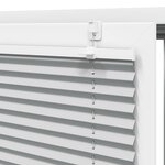 vidaXL Store plissé gris clair 75x100 cm largeur du tissu 74 4 cm
