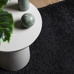 vidaXL Tapis shaggy PAMPLONA poils longs moderne noir 80x250 cm
