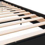 vidaXL Cadre de lit sans matelas noir 90x190 cm