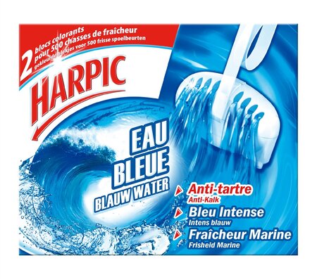 Bloc WC Eau Bleue - 2 Blocs Anti-tartre HARPIC