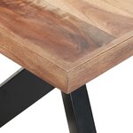 vidaXL Table de salle à manger 180x90x75 cm Bois avec finition miel