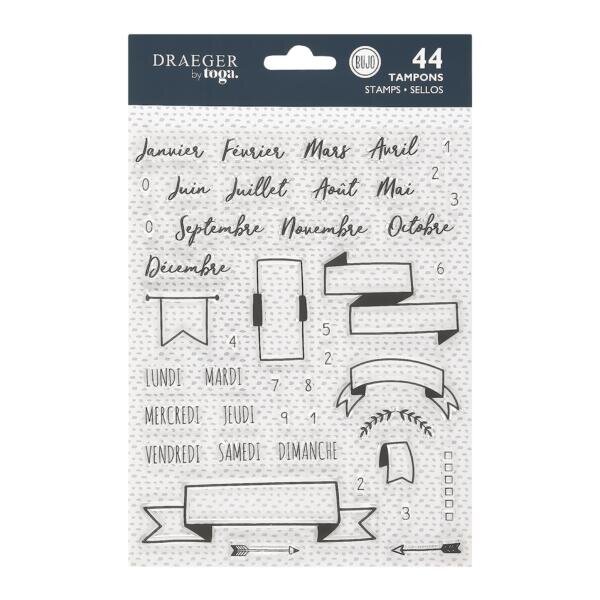 Tampons Crystal Bullet Journal - Draeger paris