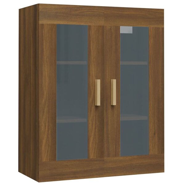 vidaXL Armoire murale suspendue Chêne marron 69 5x34x90 cm