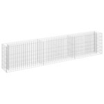 vidaXL Lit surélevé à gabion Acier galvanisé 270x30x60 cm