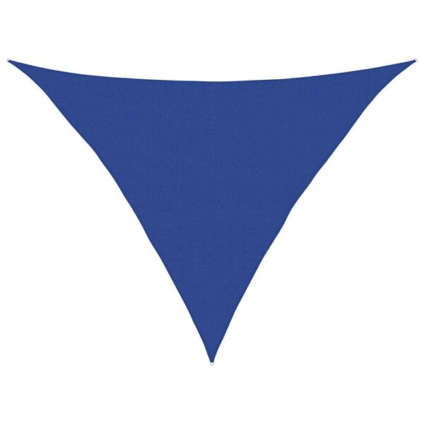vidaXL Voile d'ombrage 160 g/m² triangulaire bleu 5x5x6 m PEHD