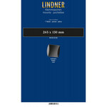 Bandes double soudure 265 x 130 mm pour blocs  carnets de timbres. Fond - Noir