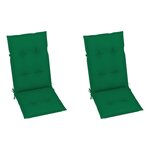 vidaXL Chaise à bascule avec coussin Bambou