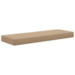 vidaXL Coussin de Siège d'Extérieur Taupe 111 5 x 40 x 8 cm