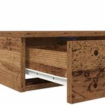 vidaXL Tiroirs de lit avec tiroir Bois ancien 100 x 36.5 x 16.5 cm