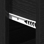 vidaXL Buffet avec tiroir Chêne noir 60 x 31 x 84 cm Bois d'ingénierie