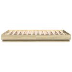 vidaXL Cadre de lit sans matelas chêne sonoma 140x200 cm