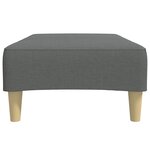 vidaXL Repose-pied gris foncé 77x55x31 cm tissu