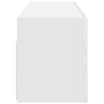 vidaXL Armoire murale de bain blanc 100x25x30 cm bois d'ingénierie