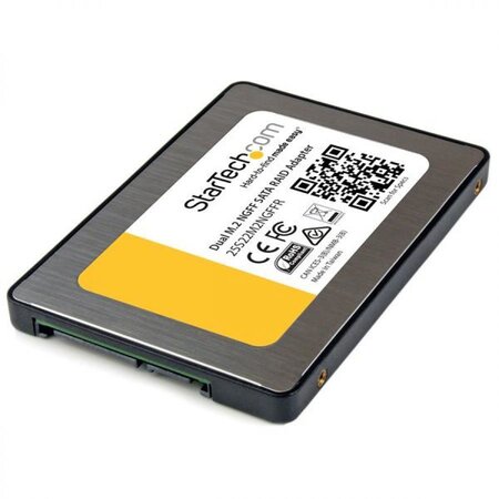 Startech.com adaptateur 2x ssd m.2 ngff vers sata 2 5" avec raid