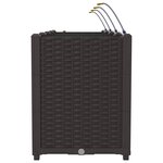 vidaXL Pots de jardin Marron 160 x 40 x 52 cm Acier