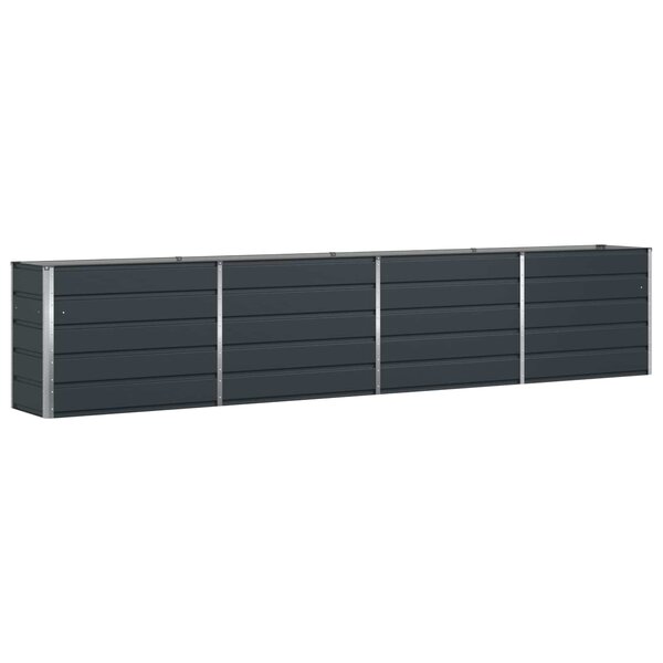 vidaXL Jardinière Anthracite 480 x 50 x 45 cm Acier galvanisé