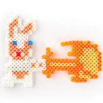 Kit 2000 perles à repasser - lapins crétins