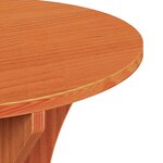 vidaXL Table basse 2 Pièces Brun cire Bois massif en pin
