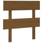 vidaXL Tête de lit Marron miel 93 5x3x81 cm Bois massif de pin