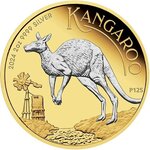 Pièce de monnaie en Argent 2 Dollars g 62.2 (2 oz) Millésime 2024 Australian Kangaroo AUSTRALIAN KANGAROO