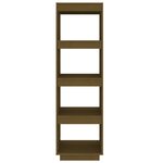 vidaXL Bibliothèque/Séparateur de pièce Marron miel 40x35x135 cm Pin