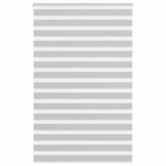 vidaXL Store zèbre gris clair largeur du tissu 140 9 cm polyester