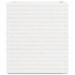 vidaXL Jardinière blanc 90x60x72 cm bois de pin massif