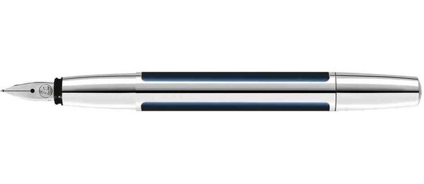 Stylo plume 'Pura 40',couleur: noir / argent plume F PELIKAN
