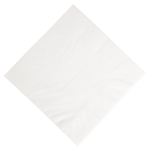 Serviette ouate blanche 400 mm - lot de 1000 - duni -  - papier 400x400xmm