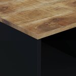 vidaXL Table basse 80x50x40 cm Bois de manguier solide et d'ingénierie
