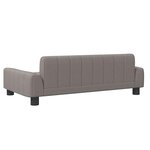 vidaXL Canapé pour enfants taupe 90x53x30 cm tissu