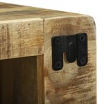 vidaXL Unité TV 36x36x30 cm en bois massif de manguier
