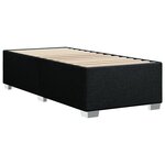 vidaXL Cadre de lit Noir 80x200 cm Tissu