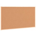 vidaXL Tableau en liège avec cadre en pin massif 100 x 55 cm