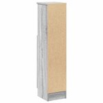 vidaXL Meuble de salle de bain avec porte-rouleau sonoma gris