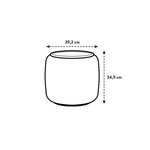 Pure Beads Small 40 rose granité