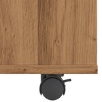 vidaXL Table d'appoint chêne artisanal 70x35x55 cm bois d'ingénierie