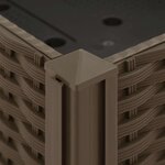 vidaXL Lit surélevé 80x40x23 cm Polypropylène