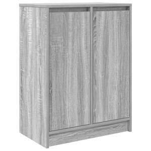 vidaXL Buffet sonoma gris 57x34x76 cm bois d'ingénierie
