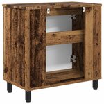 vidaXL Unité de vanité de salle de bain Bois ancien 60 x 35 x 60 cm