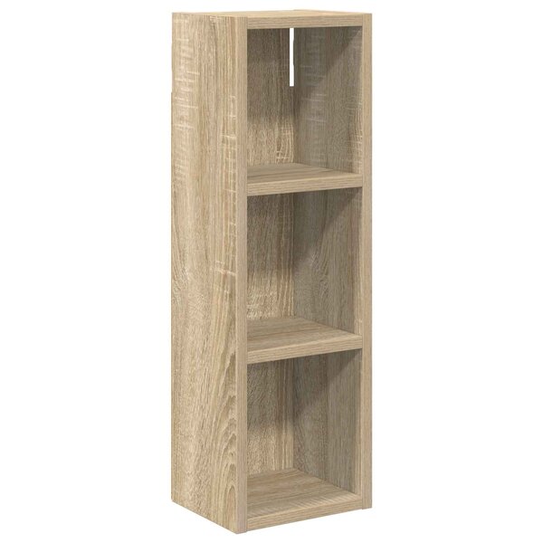 vidaXL Armoire murale de salle de bain Chêne Sonoma 20 x 16 x 62 5 cm