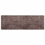 vidaXL Coureur de Tapis MARSA Gris 80 x 250 cm Polyester et PVC