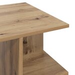 vidaXL Table basse Chêne artisanal 87 x 50 x 45 cm Bois d’ingénierie