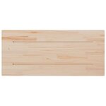 vidaXL Dessus de table 90x40x2 5 cm rectangulaire bois de pin massif