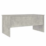 vidaXL Table basse gris béton 102x50 5x46 5 cm bois d'ingénierie