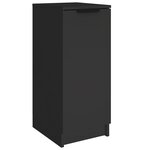 vidaXL Armoire à chaussures noir 30x35x70 cm bois d'ingénierie