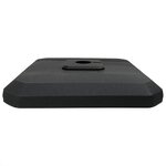 vidaXL Ensemble de base de parasol cantilever 4 Pièces Noir