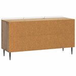 vidaXL Meuble TV 99 x 34 5 x 52 cm Chêne artisanal Bois d'ingénierie