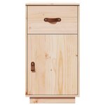 vidaXL Armoire de bureau 40x50x75 cm Bois massif de pin
