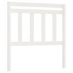 vidaXL Tête de lit Blanc 96x4x100 cm Bois massif de pin